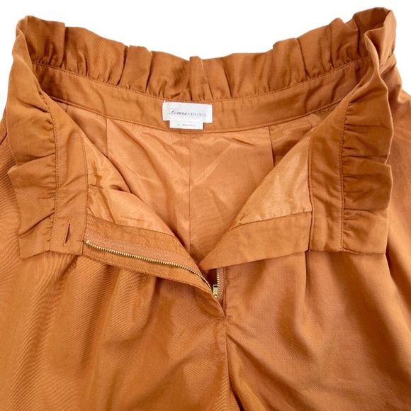 Lovers + Friends Paperbag Tati Shorts Rust Medium - Picture 6 of 13